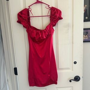 Windsor Red Mini Dress